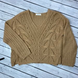 Jolie & Joy Chunky Cropped Sweater